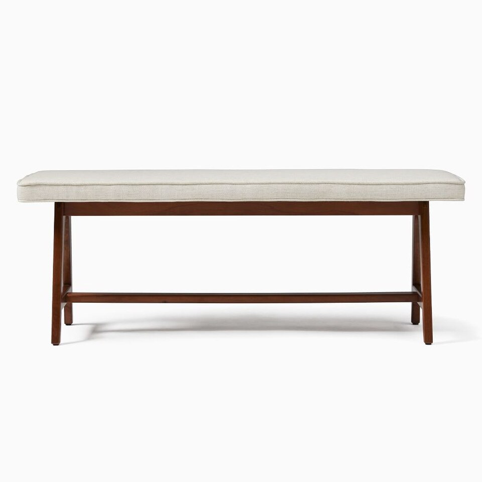 MidCentury AFrame Dining Bench (132 cm) West Elm Australia